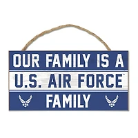 WinCraft  Air Force 5'' x 10'' Rope Wood Sign