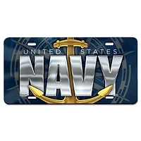 WinCraft  Navy Specialty Laser Cut Acrylic License Plate