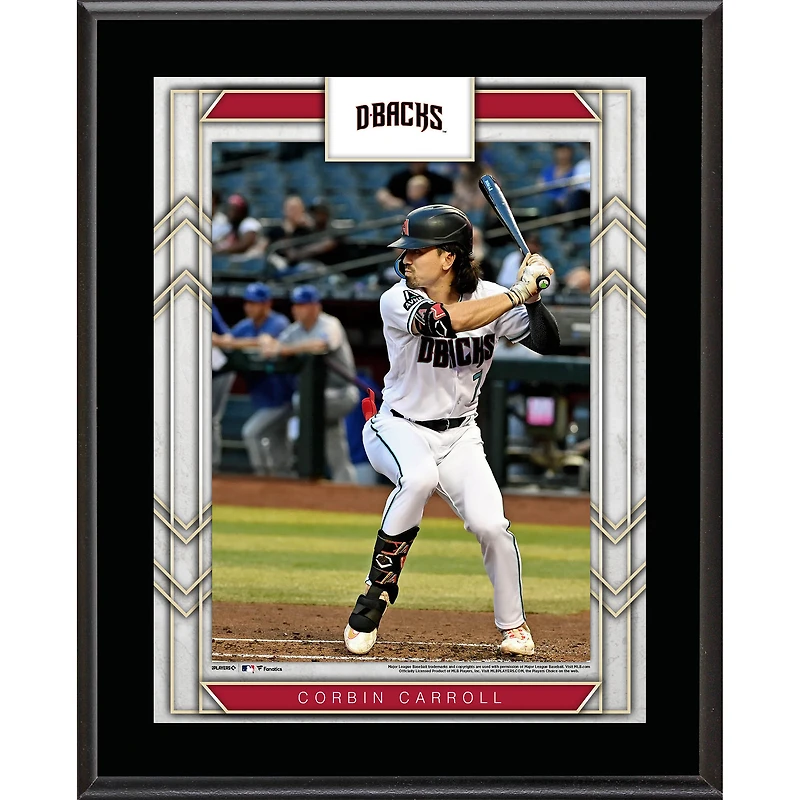 Corbin Carroll Arizona Diamondbacks 10.5" x 13" Sublimated Player Plaque