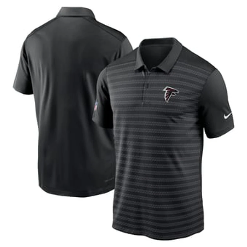 Men's Nike Black Atlanta Falcons Sideline Victory Dri-FIT Polo
