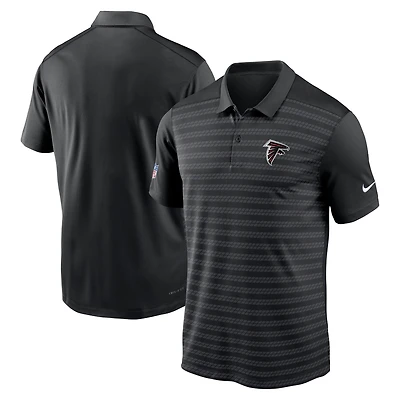 Men's Nike Black Atlanta Falcons Sideline Victory Dri-FIT Polo