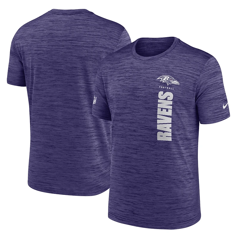 Men's Nike Purple Baltimore Ravens Sideline Velocity Dri-FIT T-Shirt