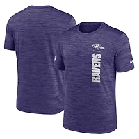 Men's Nike Purple Baltimore Ravens Sideline Velocity Dri-FIT T-Shirt