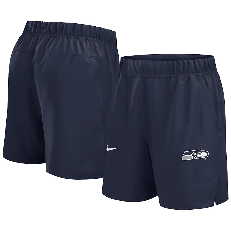 Men's Nike College Navy Seattle Seahawks Blitz Victory Dri-FIT Shorts