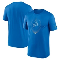 Men's  Nike  Royal Detroit Lions Big & Tall Blitz Legend Icon T-Shirt