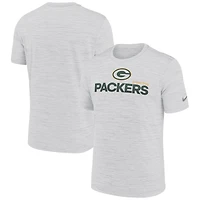 Men's Nike Ash Green Bay Packers Blitz Velocity Modern Dri-FIT T-Shirt