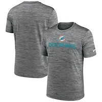Men's Nike Anthracite Miami Dolphins Blitz Velocity Modern Dri-FIT T-Shirt