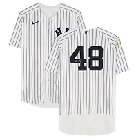 Anthony Rizzo New York Yankees Autographed Game-Used #48 White Pinstripe Jersey vs. Boston Red Sox on June 11, 2023