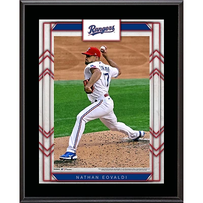 Nathan Eovaldi Texas Rangers 10.5" x 13" Sublimated Player Plaque