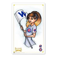 Chicago Cubs 11" x 17" Ballpark Princess Poster Print