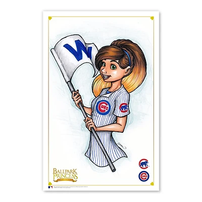 Chicago Cubs 11" x 17" Ballpark Princess Poster Print