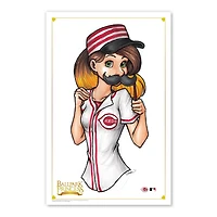Cincinnati Reds 11" x 17" Ballpark Princess Poster Print