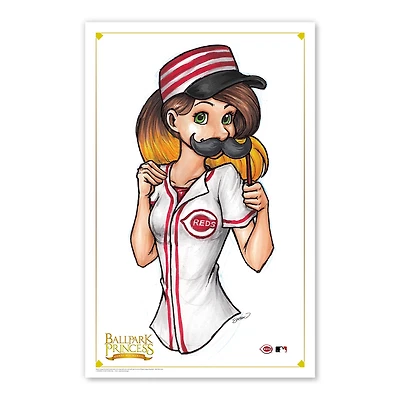 Cincinnati Reds 11" x 17" Ballpark Princess Poster Print