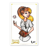 Chicago White Sox 11" x 17" Ballpark Princess Poster Print