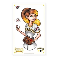 Pittsburgh Pirates 11" x 17" Ballpark Princess Poster Print