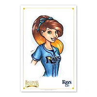 Tampa Bay Rays 11" x 17" Ballpark Princess Poster Print