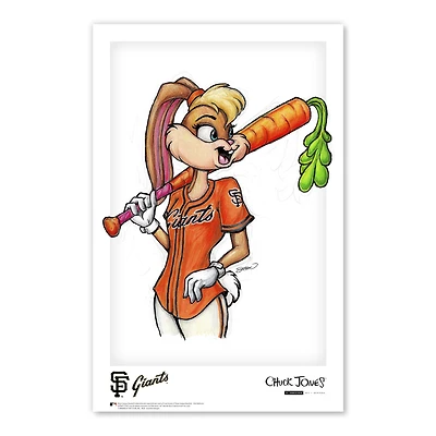 San Francisco Giants 11" x 17" Looney Tunes Poster Print