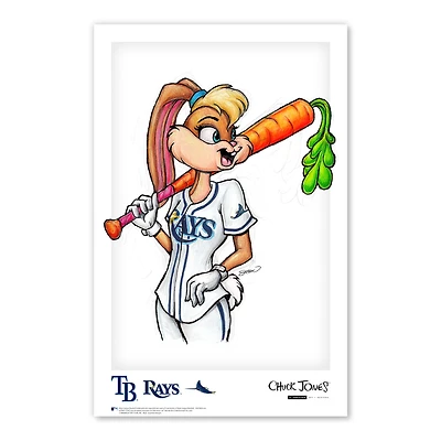 Tampa Bay Rays 11" x 17" Looney Tunes Poster Print