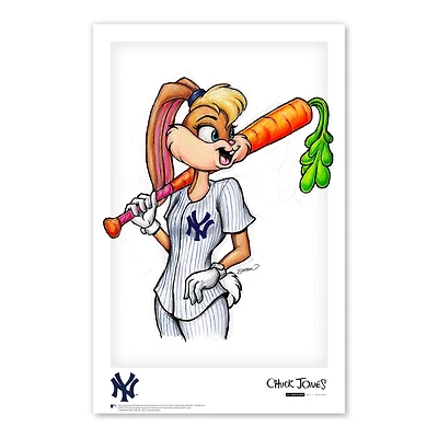 New York Yankees 11" x 17" Looney Tunes Poster Print