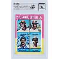 Jim Rice Boston Red Sox Autographed 1975 Topps Series 2 #616 Beckett Fanatics Witnessed Authenticated 10 Rookie Card with "MLB Debut 8/19/74" Inscription
