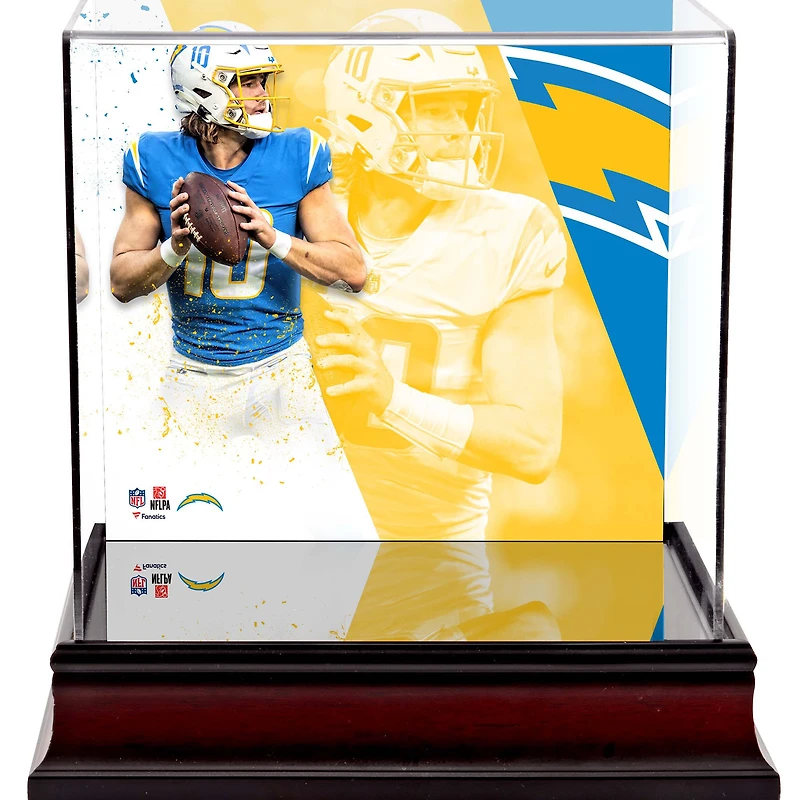 Justin Herbert Los Angeles Chargers Deluxe Mini Helmet Case