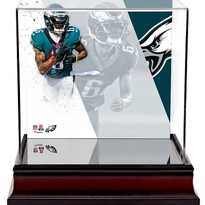 DeVonta Smith Philadelphia Eagles Deluxe Mini Helmet Case