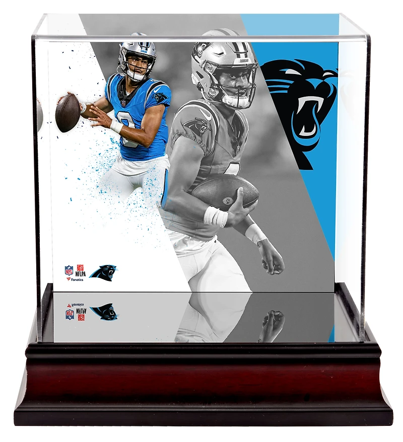Bryce Young Carolina Panthers Deluxe Mini Helmet Case