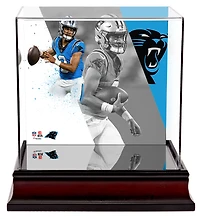 Bryce Young Carolina Panthers Deluxe Mini Helmet Case