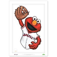 Elmo Los Angeles Angels 24" x 36" Sesame Street Limited Edition Fine Art Print