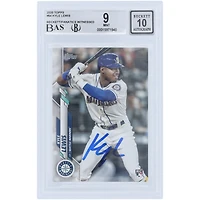 Kyle Lewis Seattle Mariners Autographed 2020 Topps Series 1 #64 Beckett Fanatics Witnessed Authenticated 9/10 Rookie Card