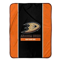 Chad & Jake Anaheim Ducks 30" x 40" Personalized Baby Blanket