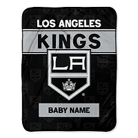 Chad & Jake Los Angeles Kings 30" x 40" Personalized Baby Blanket