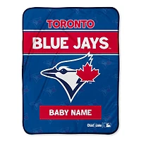 Chad & Jake Toronto Blue Jays 30" x 40" Personalized Baby Blanket
