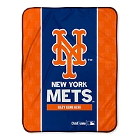 Chad & Jake New York Mets 30" x 40" Personalized Baby Blanket