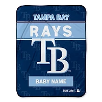 Chad & Jake Tampa Bay Rays 30" x 40" Personalized Baby Blanket