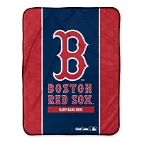 Chad & Jake Boston Red Sox 30" x 40" Personalized Baby Blanket