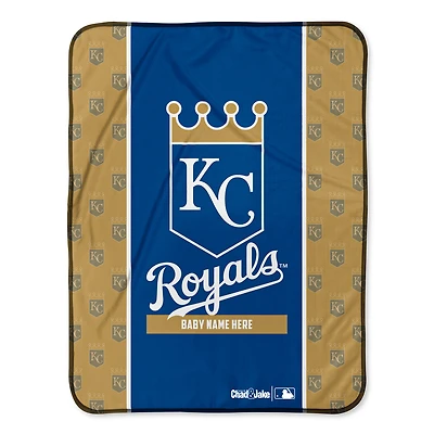 Chad & Jake Kansas City Royals 30" x 40" Personalized Baby Blanket