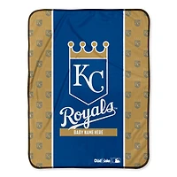 Chad & Jake Kansas City Royals 30" x 40" Personalized Baby Blanket