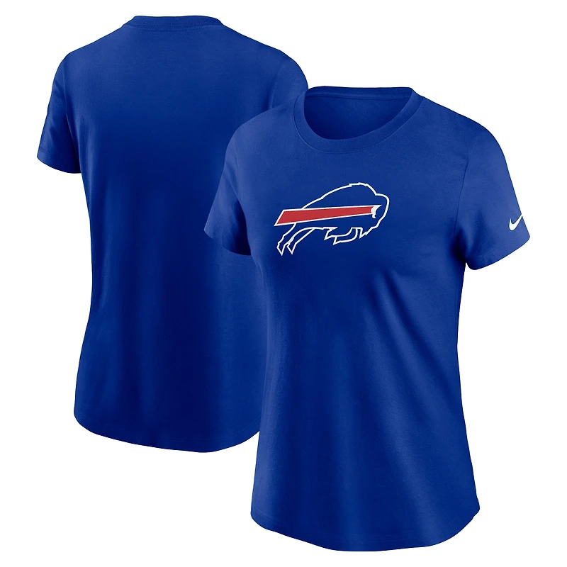 Women's Nike Royal Buffalo Bills  Primary Logo T-Shirt