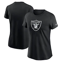 Women's Nike Black Las Vegas Raiders  Primary Logo T-Shirt