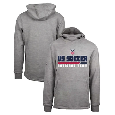 Men's Levelwear  Gray USMNT No Hitter Pullover Hoodie