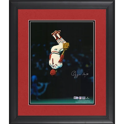 Ozzie Smith St. Louis Cardinals Autographed Framed 11" x 14" Flip Vertical Photograph
