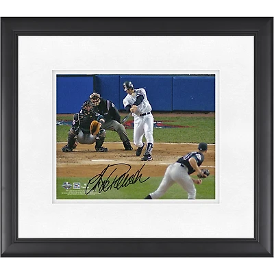 Jorge Posada New York Yankees Autographed Framed 8" x 10" 2001 World Series Home Run Photograph