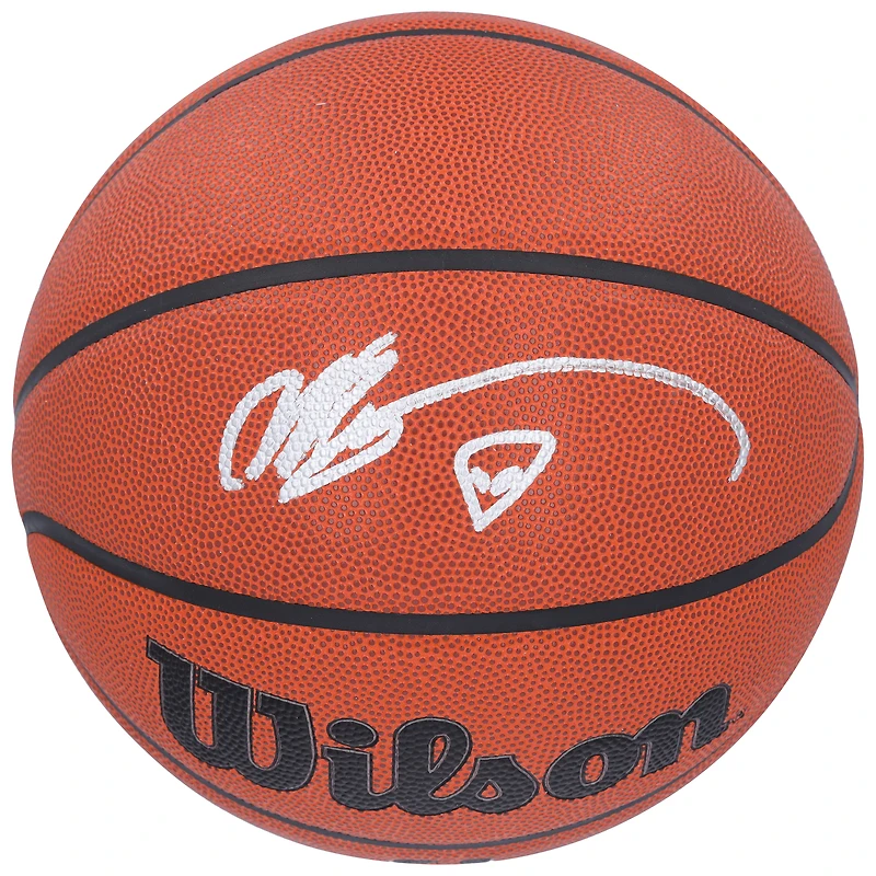 Victor Wembanyama San Antonio Spurs Autographed Wilson Indoor/Outdoor Basketball with Alien Drawing