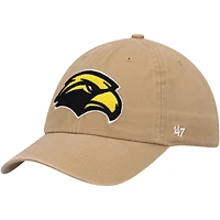 Men's '47 Khaki Southern Miss Golden Eagles Clean Up Adjustable Hat