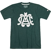 Men's Homefield  Green Michigan State Spartans Vault Interlock "MAC" T-Shirt