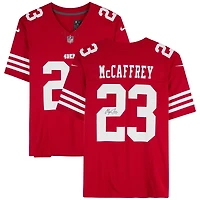 Christian McCaffrey San Francisco 49ers Autographed Scarlet Nike Limited Jersey