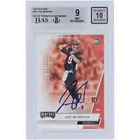 Joe Burrow Cincinnati Bengals Autographed 2020 Panini Playoff #201 Beckett Fanatics Witnessed Authenticated 9/10 Rookie Card - 9.5,9,8.5,9 Subgrades