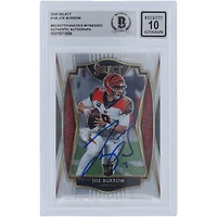 Joe Burrow Cincinnati Bengals Autographed 2020 Panini Select #146 Beckett Fanatics Witnessed Authenticated 10 Rookie Card