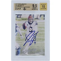 Joe Burrow Cincinnati Bengals Autographed 2020 Panini Luminance #201 Beckett Fanatics Witnessed Authenticated 9.5/10 Rookie Card - 9.5,9,9.5,10 Subgrades